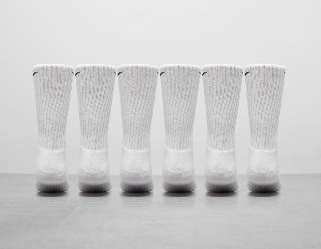 6 - Pack Everyday Cushioned Training Crew Socks - Socks