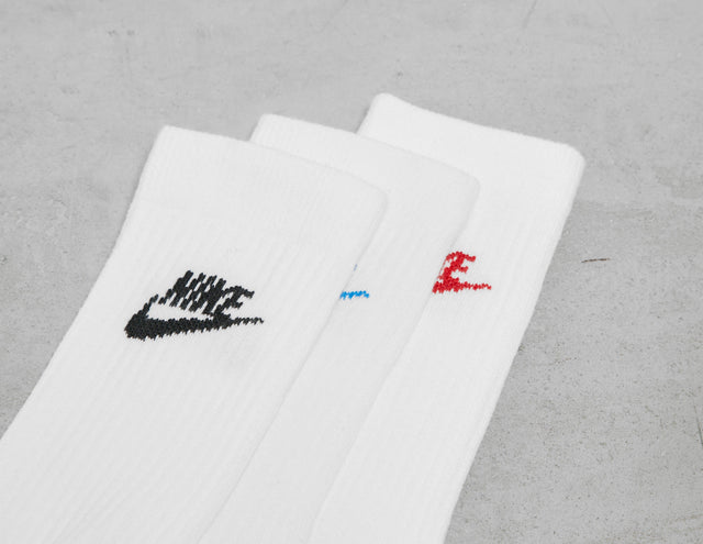 *3PK FUTURA WHT/MULTI'