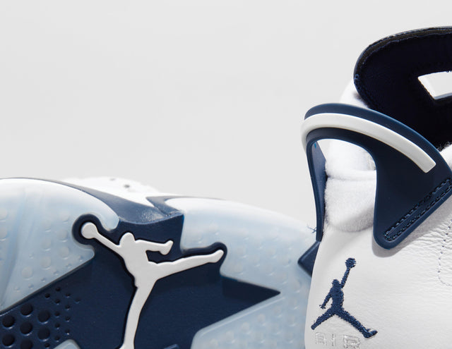 #AJ 6 RETRO WHT/NVY