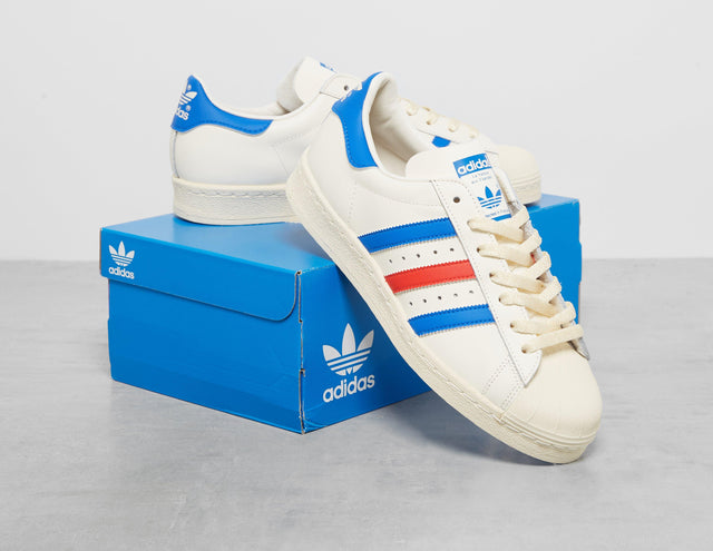 SUPERSTAR 82 WHT/RED/BLU
