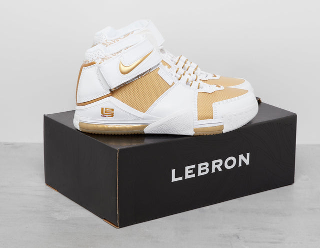 ZM LEBRON II QS WHT/GLD