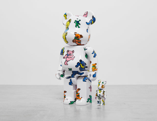 BE@RBRICK Grateful Dead Dancing Bears 100% 400%