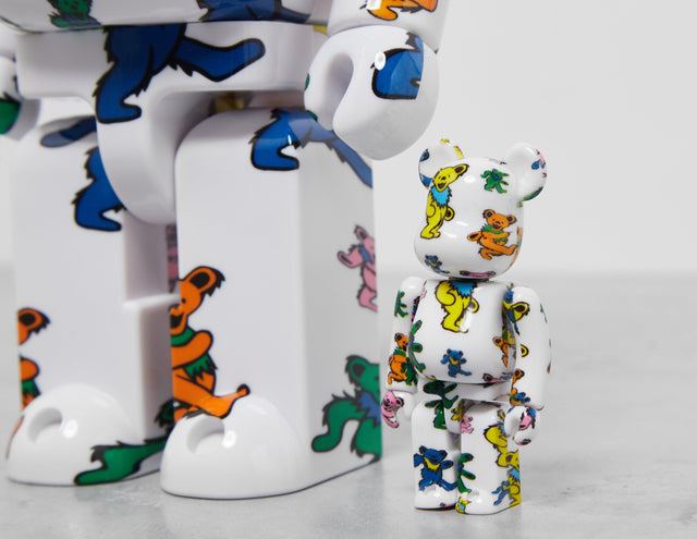 BE@RBRICK Grateful Dead Dancing Bears 100% 400%