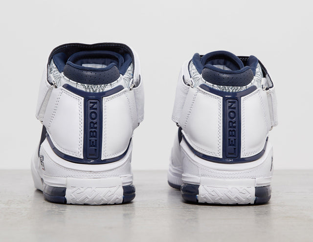 ZOOM LEBRON II QS WHT/NVY