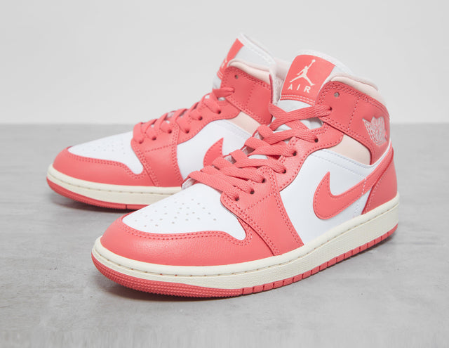 AJ1 MID WHT/SEA CORAL