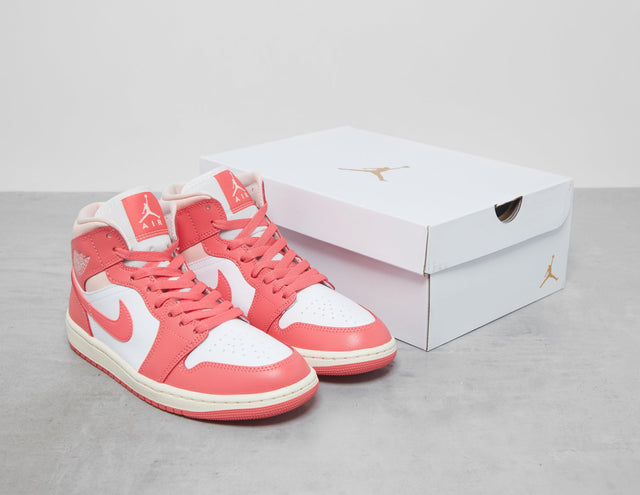 AJ1 MID WHT/SEA CORAL