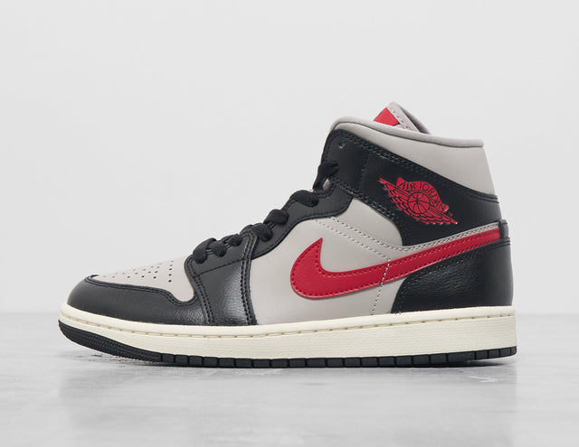 W AJ 1 MID BLK/RED/GRY