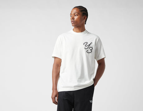!Y-3 GRAPHIC SS TEE WHITE