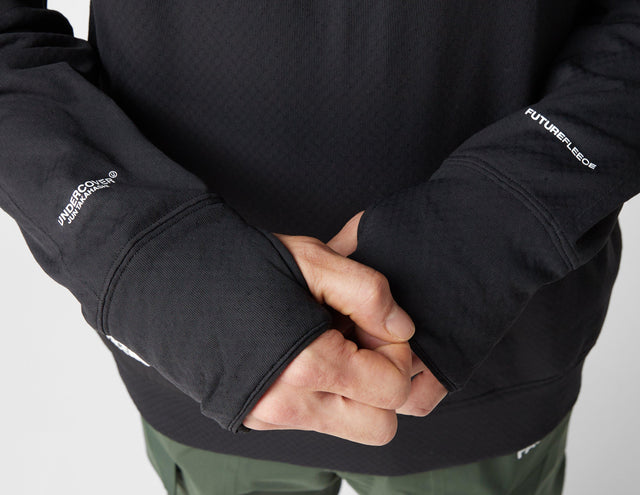 !TNF X PU FTR FLC CRW BLK