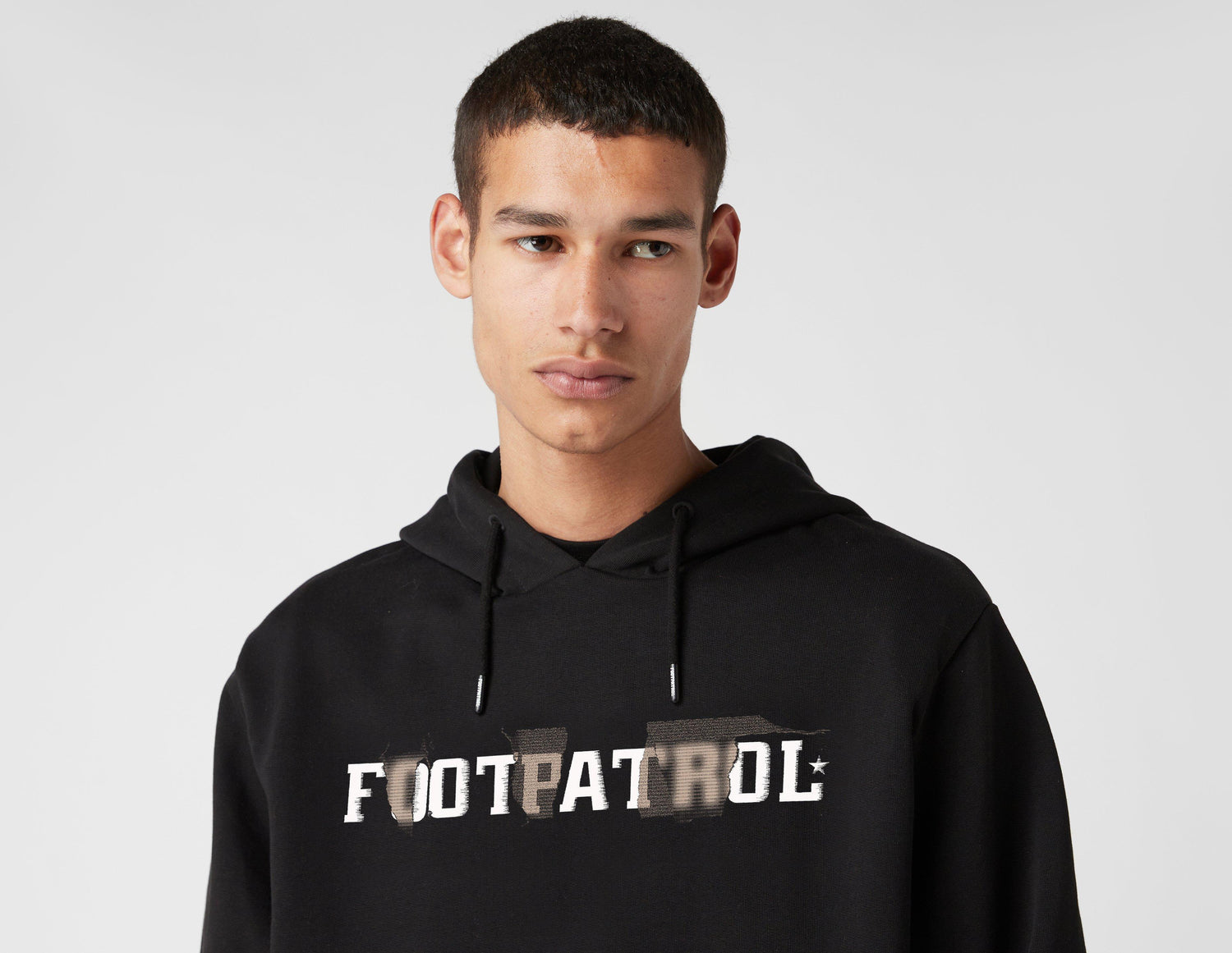 !LETTERS HOOD BLK