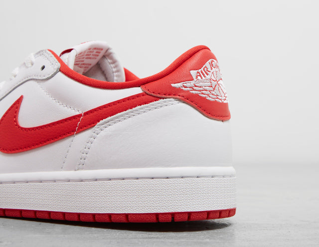 AJ 1 LO OG WHT/RED/WHT
