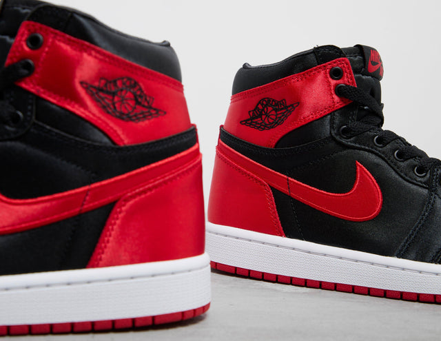 W AJ 1 HI BLK/RED/BLK