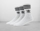 3PK CREW SOCK WHT