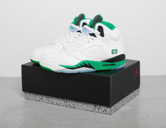 W AJ5 WHT/GRN/BLK