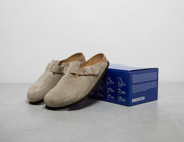 BOSTON CLOG TAUPE/BLK