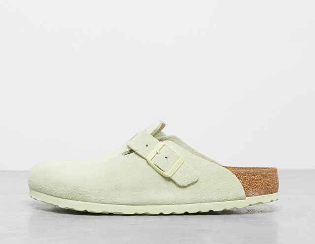 BOSTON CLOG SUEDE LIME /L