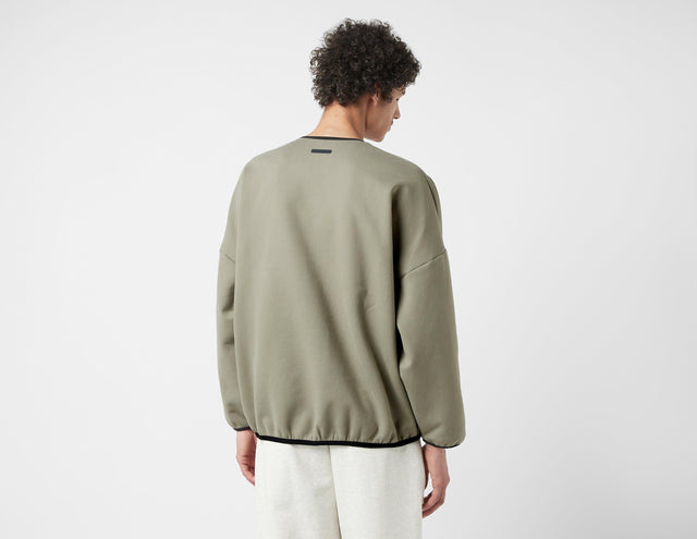 !FOG SUEDE FLC CREW GRY