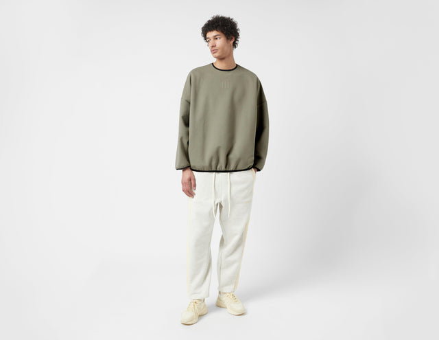 !FOG SUEDE FLC CREW GRY