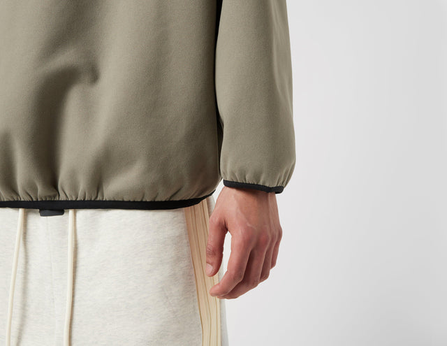 !FOG SUEDE FLC CREW GRY