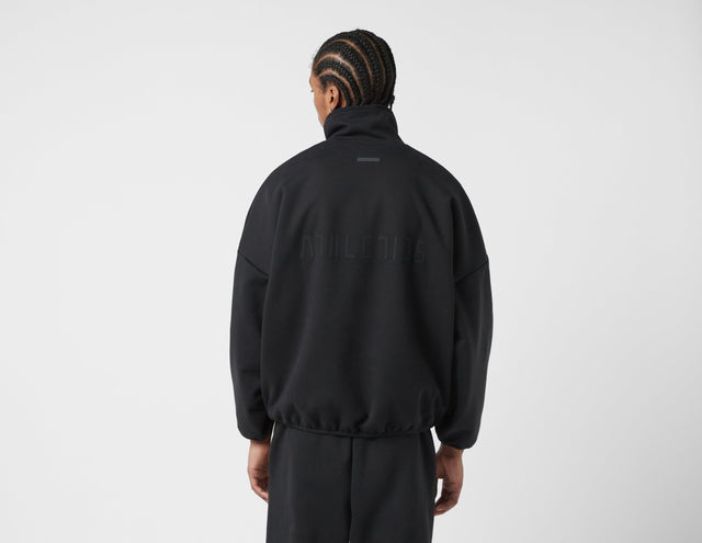 !FOG SUEDE FLC QTR ZIP BL