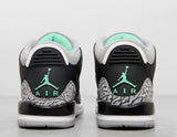 AJ 3 BLK/GRN/GLW