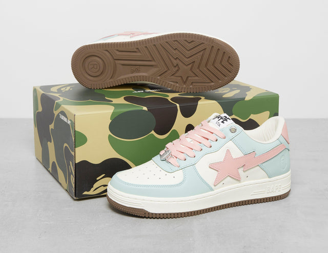 !BAPE STA WHT/GRY/WHT