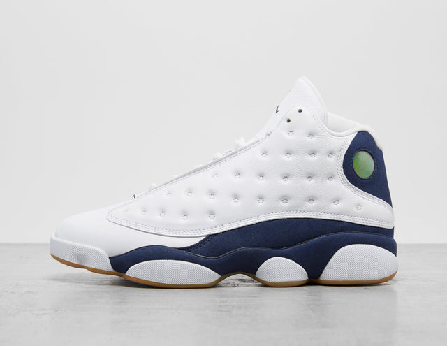 AJ 13 WHT/NVY/WHT
