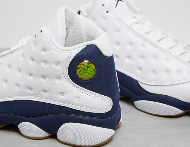 AJ 13 WHT/NVY/WHT