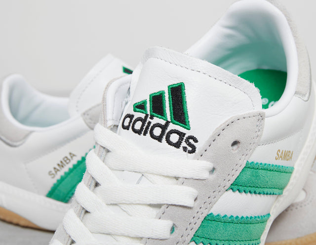 !SAMBA MN WHT/GRN-GUM