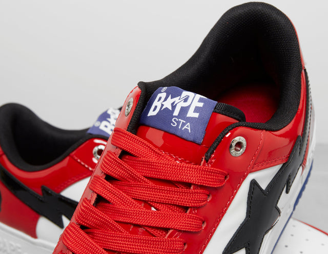 !BAPESTA PAT RED/BLK/WHT