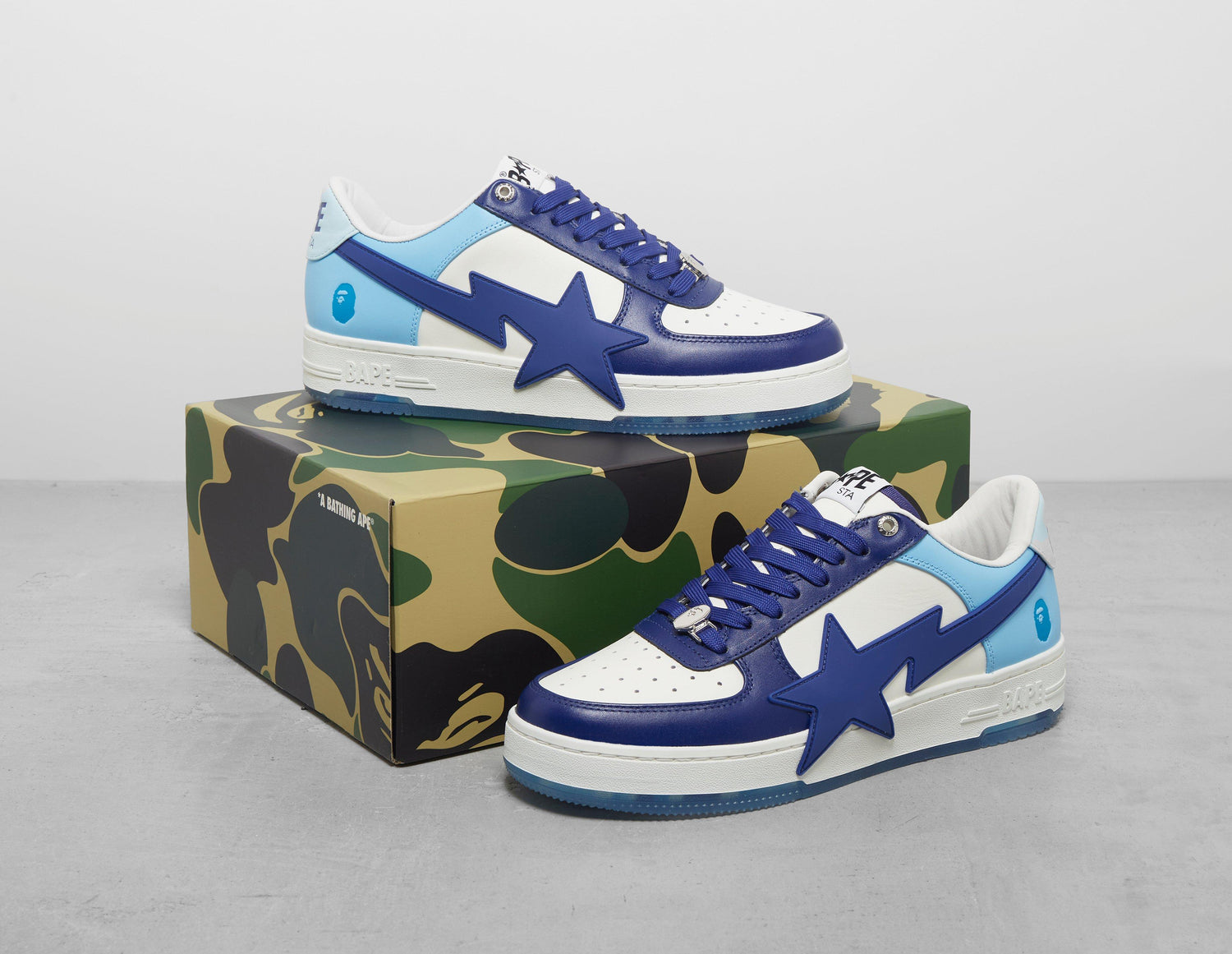 !BAPESTA OS BLU/BLU/WHT