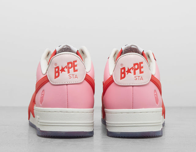 !BAPESTA 0S PNK/WHT/PNK