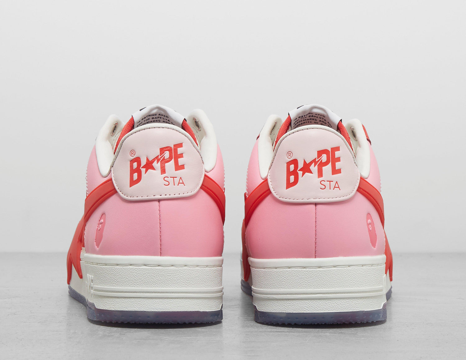 !BAPESTA 0S PNK/WHT/PNK