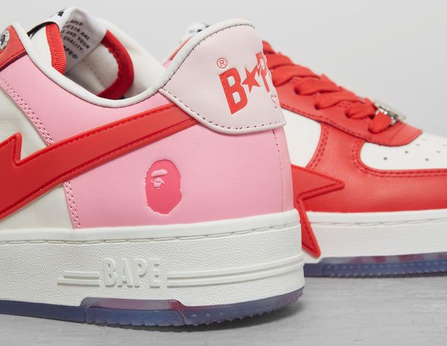 !BAPESTA 0S PNK/WHT/PNK