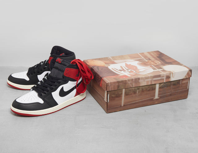 AJ 1 HI BLK/RED/WHT