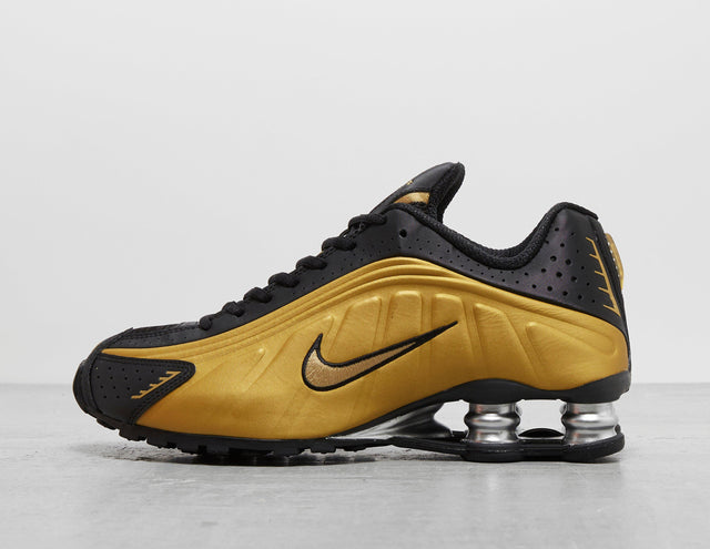W SHOX R4 BLK/GLD/BLK