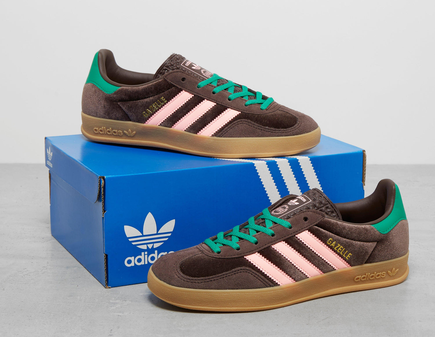 GAZELLE IND BRN/PNK/GUM