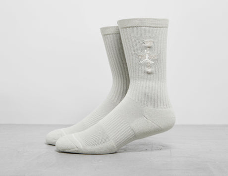 !QS TS 1 PK SOCK LT GRY