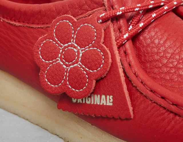 WALLABEE LEA RED/RED