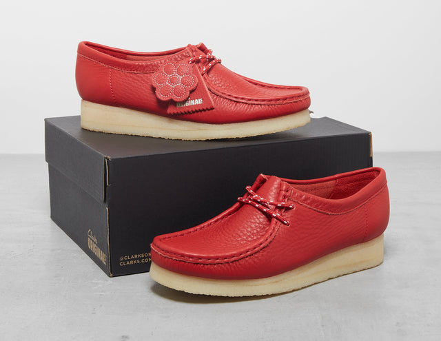WALLABEE LEA RED/RED