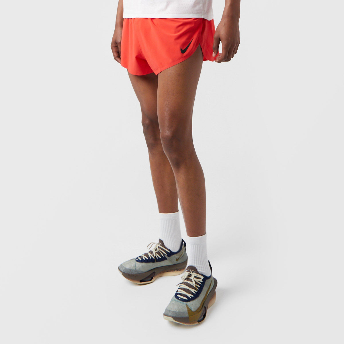 Red Nike AeroSwift Running Short