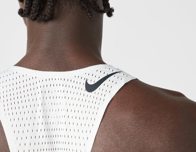 !NK AROSWFT SINGLET BLK