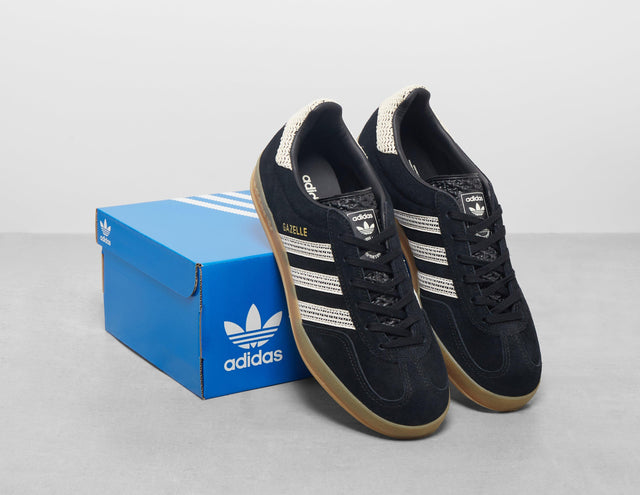 GAZELLE INDR BLK/W'WHT