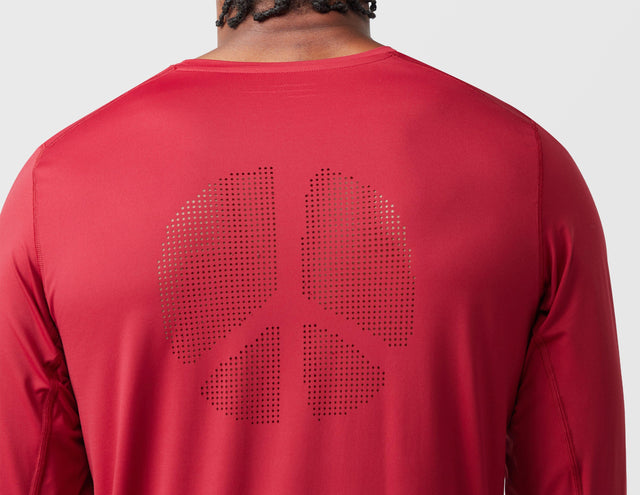 ULTR ALOE LS TEE CARDINAL