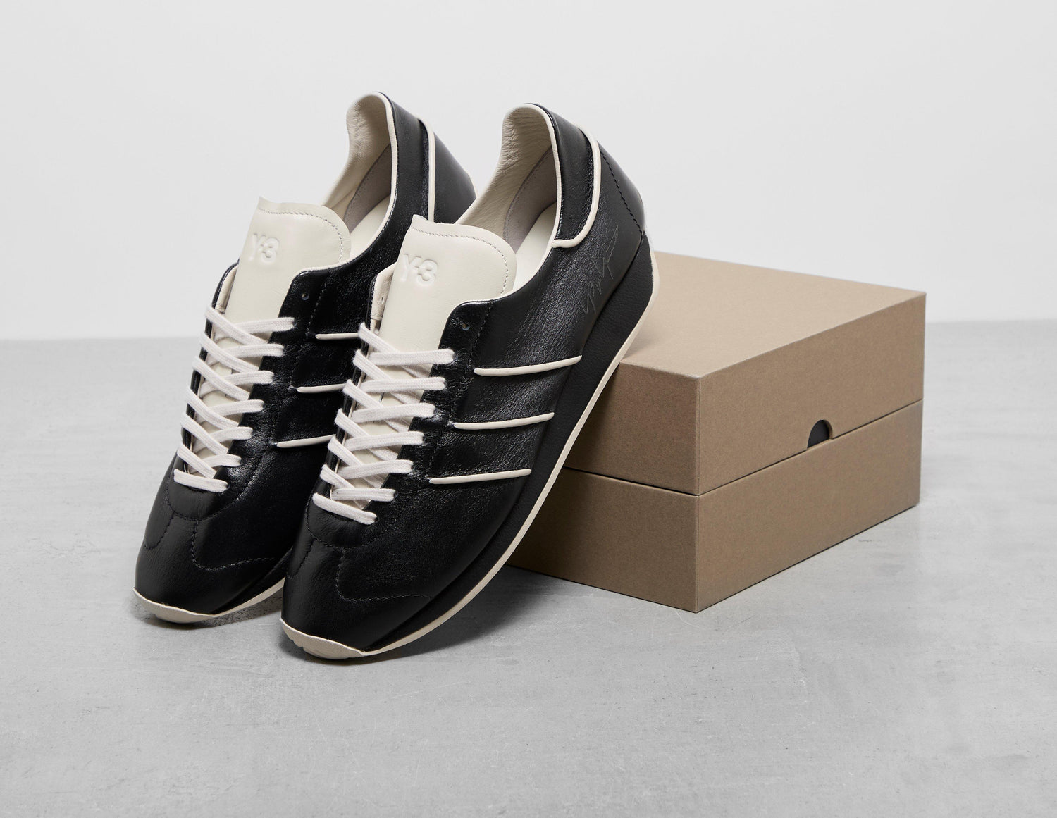 !Y-3 COUNTRY BLK/BLK/WHT