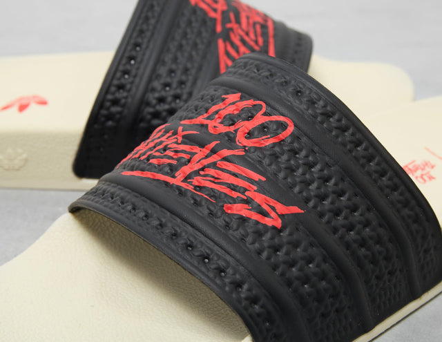 !ADILETTE 100T WHT/BLK/RE