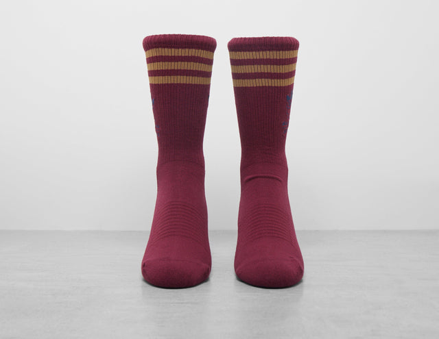 !BRAIN DEAD SOCK DK RED
