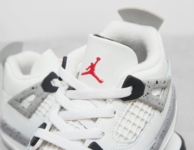 AJ4 RETRO S'WHT/F'RED/GRY