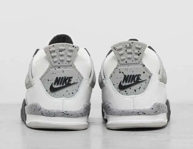 AJ4 RETRO S'WHT/F'RED/GRY