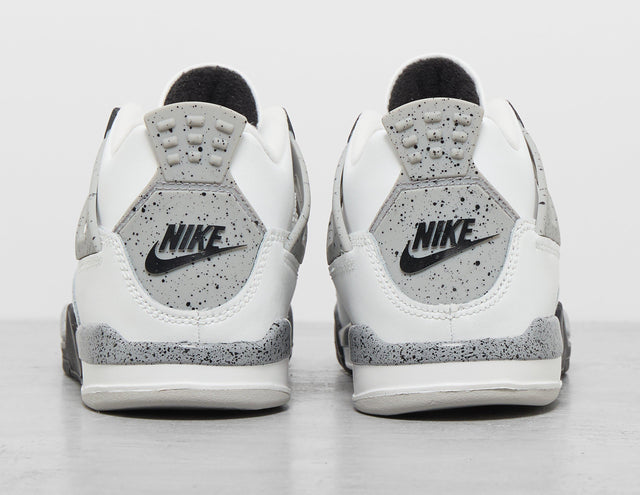 AJ4 RETRO S'WHT/F'RED/GRY